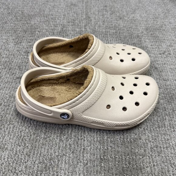 Crocs Slip On Shoes Beige Women’s Size 10 - Picture 2 of 9